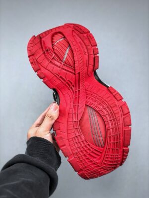 RÉPLICA BALENCIAGA PLATFORM REDUCED 'NEGRAS, GRISES Y ROJAS' - Imagen 3