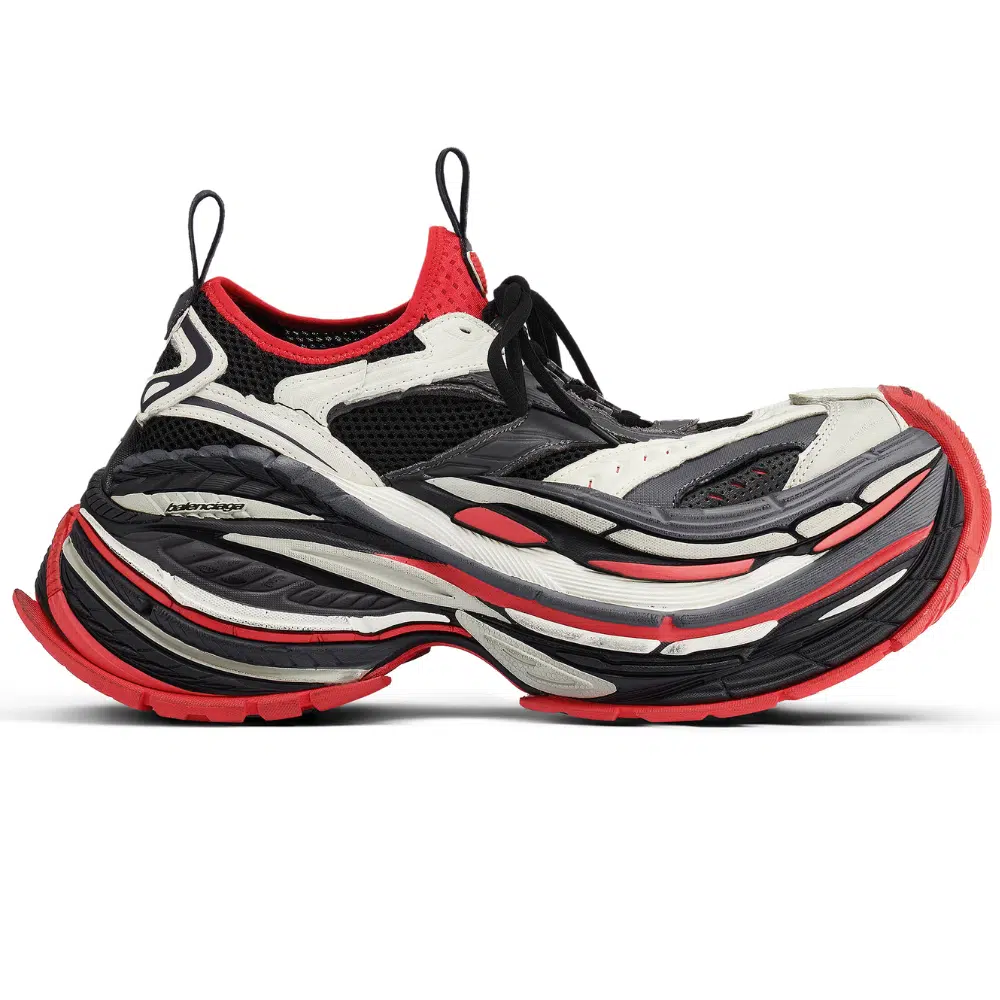 BALENCIAGA PLATFORM REDUCED 'NEGRAS, GRISES Y ROJAS' RÉPLICA BALENCIAGA PLATFORM REDUCED 'NEGRAS, GRISES Y ROJAS' - Imagen 1