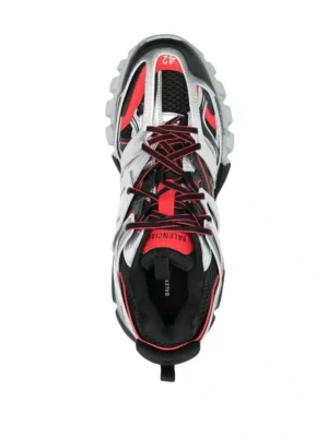 RÉPLICA BALENCIAGA TRACK 'BLACK RED WHITE' SILVER - Imagen 4