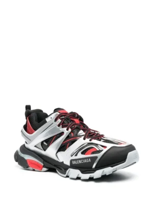 RÉPLICA BALENCIAGA TRACK 'BLACK RED WHITE' SILVER - Imagen 2