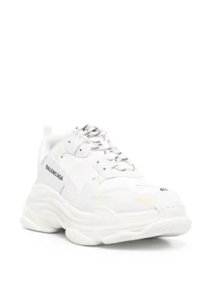 RÉPLICA BALENCIAGA TRIPLE S LOGO MULTICOLOR - Imagen 3