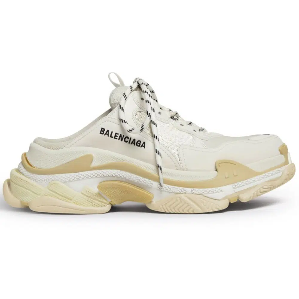 BALENCIAGA TRIPLE S MULE 'BLANCAS' RÉPLICA BALENCIAGA TRIPLE S MULE 'BLANCAS' - Imagen 1
