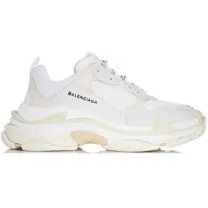  BALENCIAGA TRIPLE S TODO BLANCAS