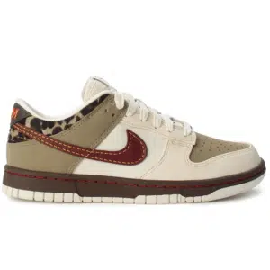 RÉPLICA DUNK LOW RETRO KHAKI TEAM 'RED PEARL WHITE'