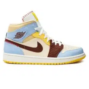  MAISON CHATEAU ROUGE X AIR JORDAN 1 MID SE 'FEARLESS'
