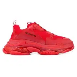  BALENCIAGA TRIPLE S CLEAR ROJAS