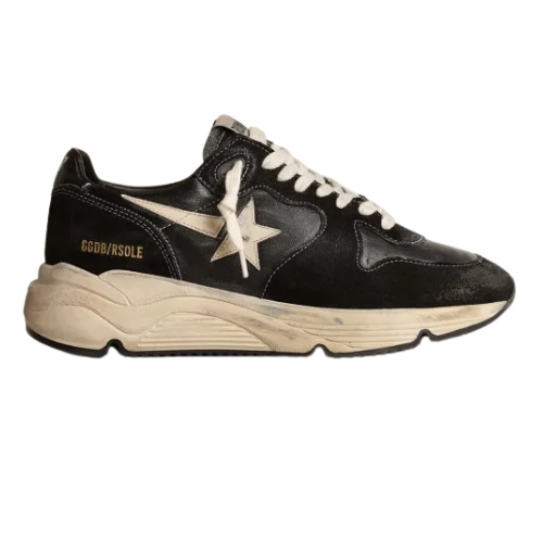 GOLDEN GOOSE RUNNING SOLE 'NEGRAS' RÉPLICA GOLDEN GOOSE RUNNING 'NEGRAS' - Imagen 1