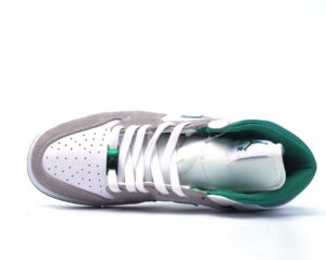 JORDAN 1 MID SE WHITE PINE GREEN SMOKE GREY - Imagen 5