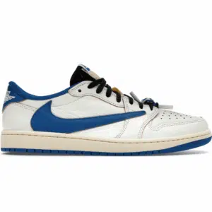  JORDAN 1 RETRO LOW OG SP FRAGMENT X TRAVIS SCOTT SAIL 'MILITARY BLUE'