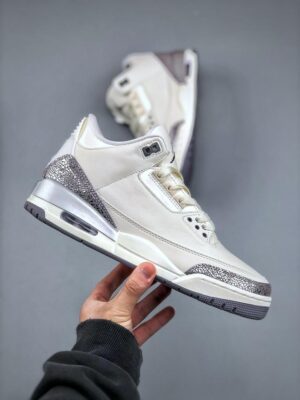  JORDAN 3 RETRO SAIL 'CEMENT GREY' - Imagen 7