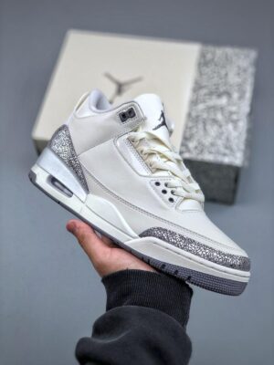  JORDAN 3 RETRO SAIL 'CEMENT GREY' - Imagen 9