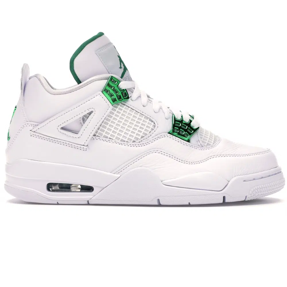 JORDAN 4 RETRO METALLIC 'GREEN' (1) RÉPLICA AIR JORDAN 4 RETRO METALLIC 'GREEN' - Imagen 1