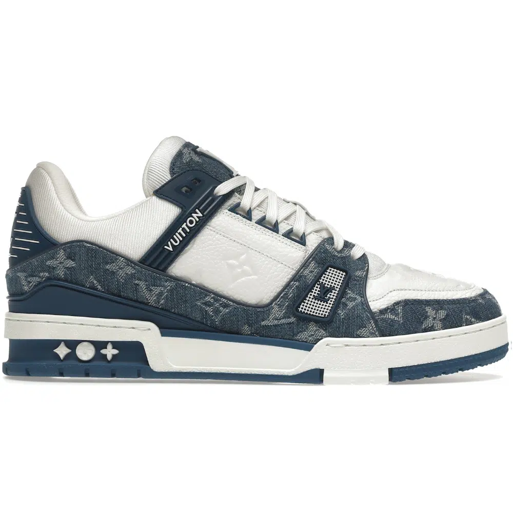 LOUIS VUITTON LV TRAINER AZUL (1) RÉPLICA LOUIS VUITTON LV TRAINER 'AZUL' - Imagen 1