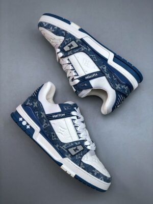  LOUIS VUITTON LV TRAINER 'AZUL' - Imagen 2