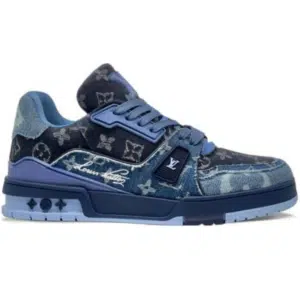 RÉPLICA LOUIS VUITTON LV TRAINER X NIGO 'AZULES' DENIM
