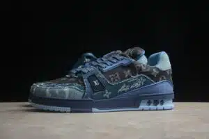 LOUIS VUITTON LV TRAINER X NIGO 'AZULES' DENIM - Imagen 7