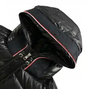 RÉPLICA CHAQUETA CORTA MONCLER PAVIN ‘NEGRA’ - Imagen 4