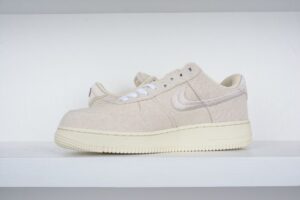 RÉPLICA NIKE AIR FORCE 1 LOW STUSSY  FOSSIL - Imagen 5