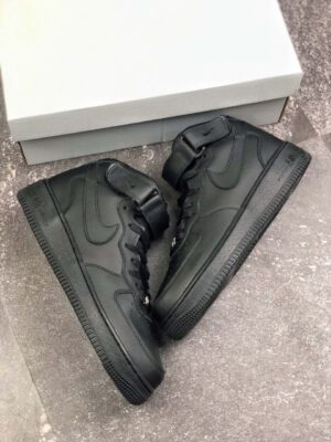 RÉPLICA NIKE AIR FORCE 1 MID BLACK - Imagen 3