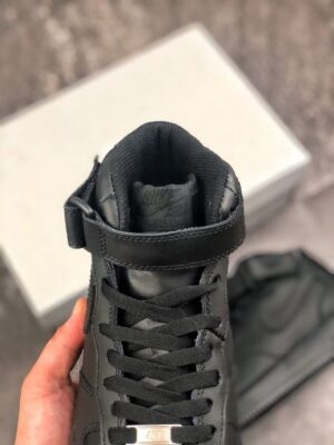 RÉPLICA NIKE AIR FORCE 1 MID BLACK - Imagen 2