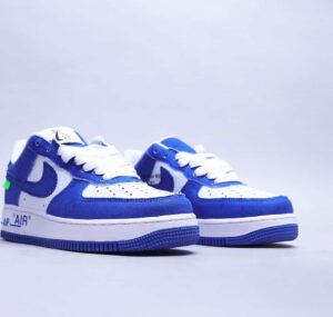  NIKE AIR FORCE LOW X LOUIS VUITTON 'WHITE ROYAL' - Imagen 3
