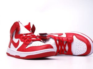 RÉPLICA NIKE DUNK HIGH WHITE RED - Imagen 3