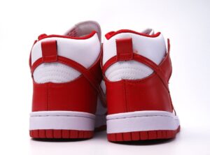 RÉPLICA NIKE DUNK HIGH WHITE RED - Imagen 2