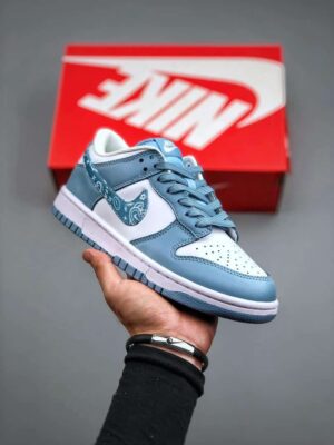 RÉPLICA NIKE DUNK LOW 'BLUE PAISLEY' - Imagen 3