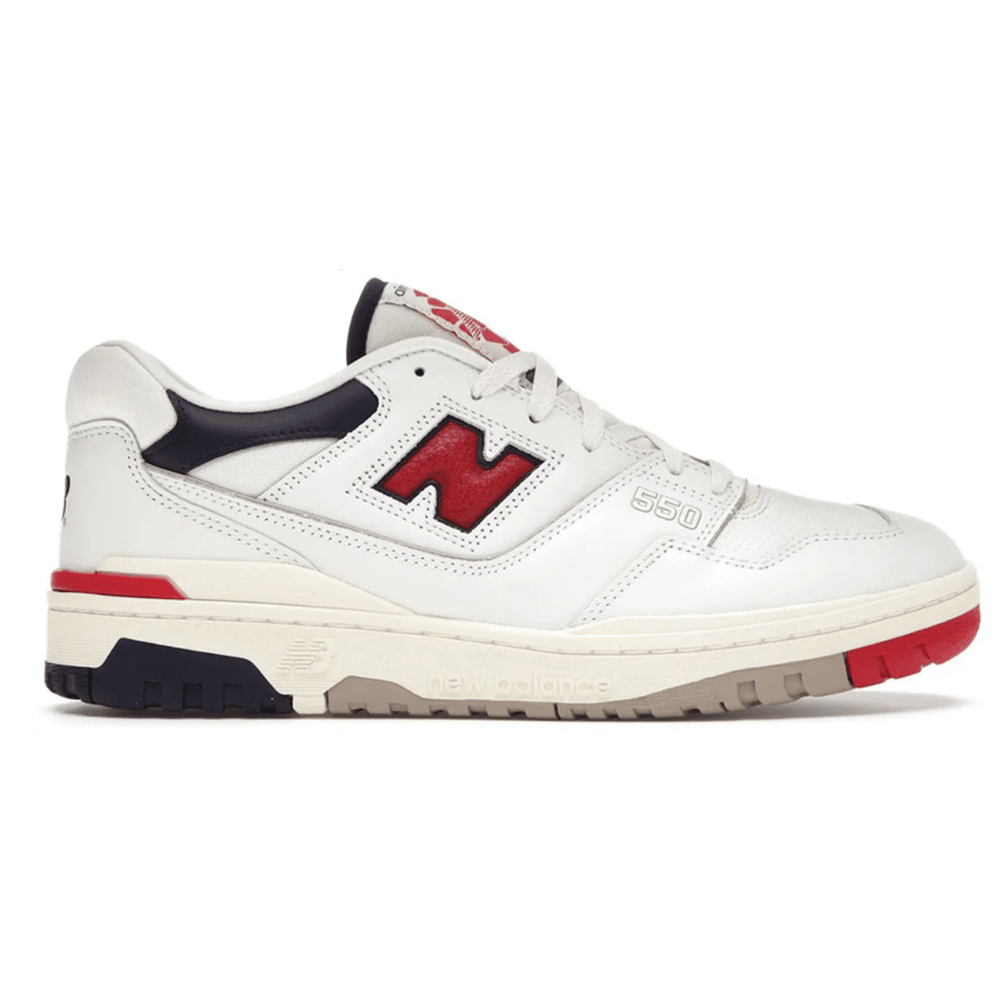 New-Balance-550-x-Aime-Leon-Dore-White-Navy-Red.png RÉPLICA NEW BALANCE 550 X AIMÉ LEON DORE WHITE NAVY RED - Imagen 1