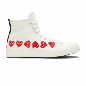  CONVERSE COMME DES GARÇONS PLAY X CHUCK 70 HI TOP 'MULTI HEART'